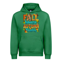 Emerald fall breeze autumn leaves Urban Hoodie - Zillion Design Studio