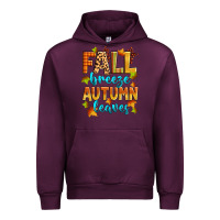 Mauve Wine fall breeze autumn leaves Urban Hoodie - Zillion Design Studio