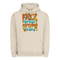Pigment French Oak fall breeze autumn leaves Urban Hoodie - Zillion Design Studio