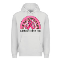 Dove Grey in october we wear pink Premium Hoodie - RanaPortraitStore