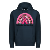 Navy in october we wear pink Premium Hoodie - RanaPortraitStore