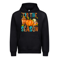 Black 'tis the season fall Urban Hoodie - Zillion Design Studio