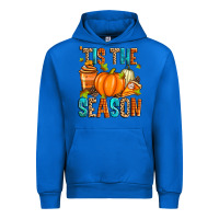 Cobalt 'tis the season fall Urban Hoodie - Zillion Design Studio