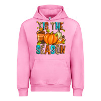 Fuchsia Pink 'tis the season fall Urban Hoodie - Zillion Design Studio