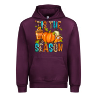 Mauve Wine 'tis the season fall Urban Hoodie - Zillion Design Studio