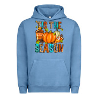 Pigment Pebble Blue 'tis the season fall Urban Hoodie - Zillion Design Studio