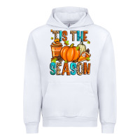 White 'tis the season fall Urban Hoodie - Zillion Design Studio