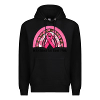 Black in october we wear pink Premium Hoodie - RanaPortraitStore