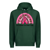 Sports Green in october we wear pink Premium Hoodie - RanaPortraitStore