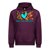 Mauve Wine peace love thanksgiving Urban Hoodie - Zillion Design Studio