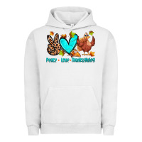 Pigment Lunar Rock peace love thanksgiving Urban Hoodie - Zillion Design Studio