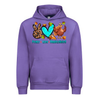 Tulip peace love thanksgiving Urban Hoodie - Zillion Design Studio
