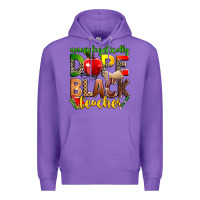Purple unapologetically dope black teacher Premium Hoodie - Zillion Design Studio