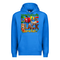 True Royal unapologetically dope black teacher Premium Hoodie - Zillion Design Studio
