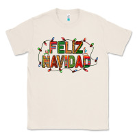 Natural Feliz Navidad Classic Tee - BundleAndBundleShop