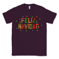 Plum Feliz Navidad Classic Tee - BundleAndBundleShop