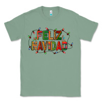Sage Feliz Navidad Classic Tee - BundleAndBundleShop