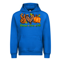 Cobalt peace love fall Urban Hoodie - Zillion Design Studio