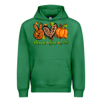 Emerald peace love fall Urban Hoodie - Zillion Design Studio