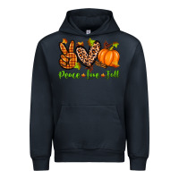 Navy peace love fall Urban Hoodie - Zillion Design Studio