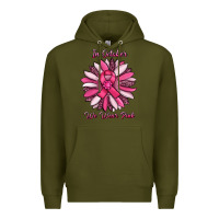 Army Green in october we wear pink sunflower Premium Hoodie - RanaPortraitStore