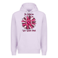 Lilac in october we wear pink sunflower Premium Hoodie - RanaPortraitStore