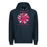 Navy in october we wear pink sunflower Premium Hoodie - RanaPortraitStore