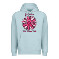 Blue Mist in october we wear pink sunflower Premium Hoodie - RanaPortraitStore