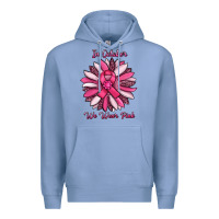 Colony Blue in october we wear pink sunflower Premium Hoodie - RanaPortraitStore