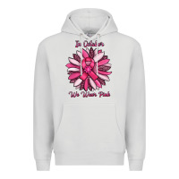 Dove Grey in october we wear pink sunflower Premium Hoodie - RanaPortraitStore