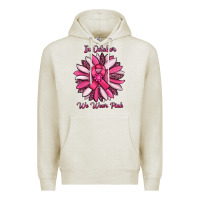 Oatmeal Heather in october we wear pink sunflower Premium Hoodie - RanaPortraitStore