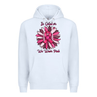 White in october we wear pink sunflower Premium Hoodie - RanaPortraitStore