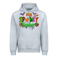 Heather Grey one spooky teacher Urban Hoodie - Zillion Design Studio