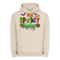 Pigment French Oak one spooky teacher Urban Hoodie - Zillion Design Studio