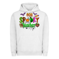 Pigment Lunar Rock one spooky teacher Urban Hoodie - Zillion Design Studio