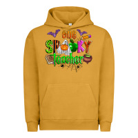 Pigment Peanut Butter one spooky teacher Urban Hoodie - Zillion Design Studio