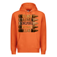 Carrot teach love inspire motivate lead Premium Hoodie - Zillion Design Studio