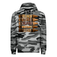 Slate Camo teach love inspire motivate lead Premium Hoodie - Zillion Design Studio