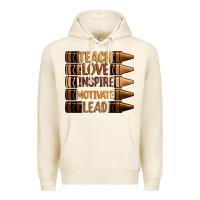 Tofu teach love inspire motivate lead Premium Hoodie - Zillion Design Studio