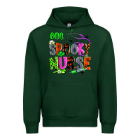 Forest Green one spooky nurse Urban Hoodie - Zillion Design Studio