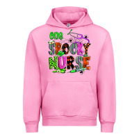 Fuchsia Pink one spooky nurse Urban Hoodie - Zillion Design Studio