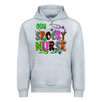 Heather Grey one spooky nurse Urban Hoodie - Zillion Design Studio