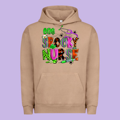 One Spooky Nurse Urban Hoodie Designed By Zillion Design Studio