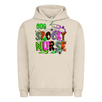 Pigment French Oak one spooky nurse Urban Hoodie - Zillion Design Studio