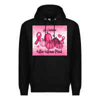 Black in october we wear pink pumpkin Premium Hoodie - RanaPortraitStore