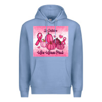 Colony Blue in october we wear pink pumpkin Premium Hoodie - RanaPortraitStore
