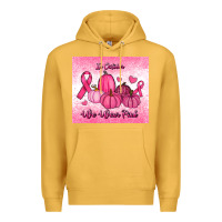 Mustard in october we wear pink pumpkin Premium Hoodie - RanaPortraitStore