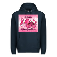 Navy in october we wear pink pumpkin Premium Hoodie - RanaPortraitStore