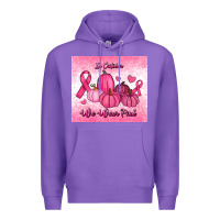 Purple in october we wear pink pumpkin Premium Hoodie - RanaPortraitStore