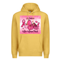 Antique Gold in october we wear pink pumpkin Premium Hoodie - RanaPortraitStore